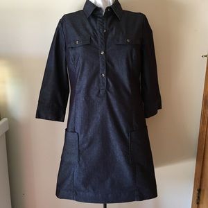 Isaac Mizrahi for Target denim dress jumper lined